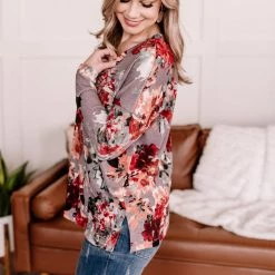 No Ship Drop Ship Should've Seen It In Color Floral Top New Arrivals