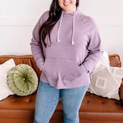 No Ship Drop Ship New Arrivals Hint Of Spring Lilac Hoodie