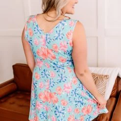 No Ship Drop Ship That Figures A-Line Floral Dress New Arrivals