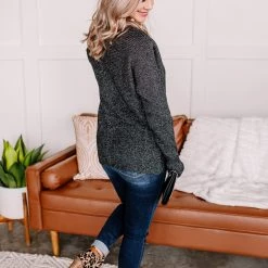 No Ship Drop Ship New Arrivals Twinkle In Your Eye Top In Silver Bells