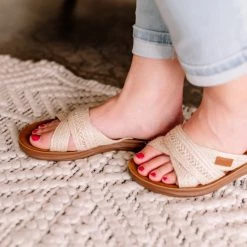 No Ship Drop Ship New Arrivals Natural River Jute Blowfish Sandal