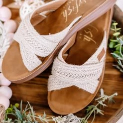 No Ship Drop Ship New Arrivals Natural River Jute Blowfish Sandal