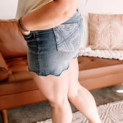 Iris & Rainbow Boutique #M497 Give Me That Judy Blue Bermuda Shorts.. New Arrivals