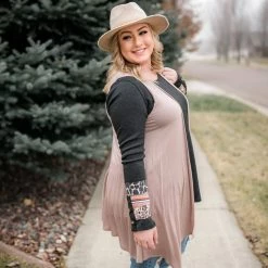 No Ship Drop Ship Life Of The Party Sleeveless Cardigan In Shimmering Mauve New Arrivals