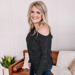 No Ship Drop Ship New Arrivals Twinkle In Your Eye Top In Silver Bells