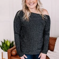 No Ship Drop Ship New Arrivals Twinkle In Your Eye Top In Silver Bells