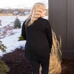 No Ship Drop Ship Just A Little Ruche Top In Black