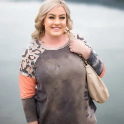 No Ship Drop Ship Split Decision Tie Dye Raglan Top New Arrivals