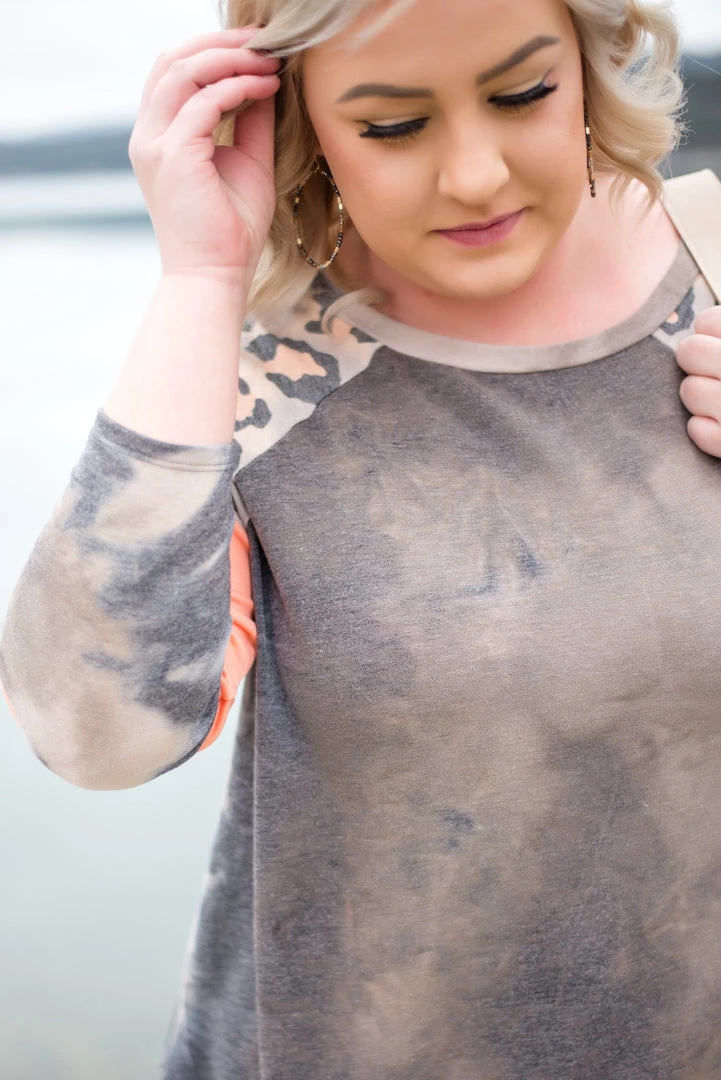 No Ship Drop Ship Split Decision Tie Dye Raglan Top New Arrivals 8 No Ship Drop Ship Split Decision Tie Dye Raglan Top New Arrivals