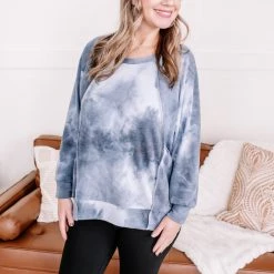 No Ship Drop Ship Meet The Crew Dolman Sleeve Tie Dye Top New Arrivals