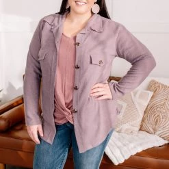 No Ship Drop Ship Brush Your Cares Away Button Up Top In Silver Peony New Arrivals