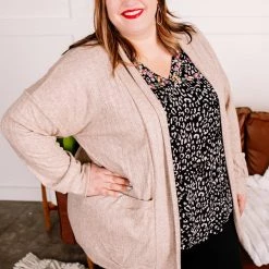 No Ship Drop Ship New Arrivals Sand In My Boots Pointelle Cardigan