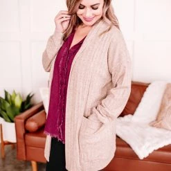 No Ship Drop Ship New Arrivals Sand In My Boots Pointelle Cardigan