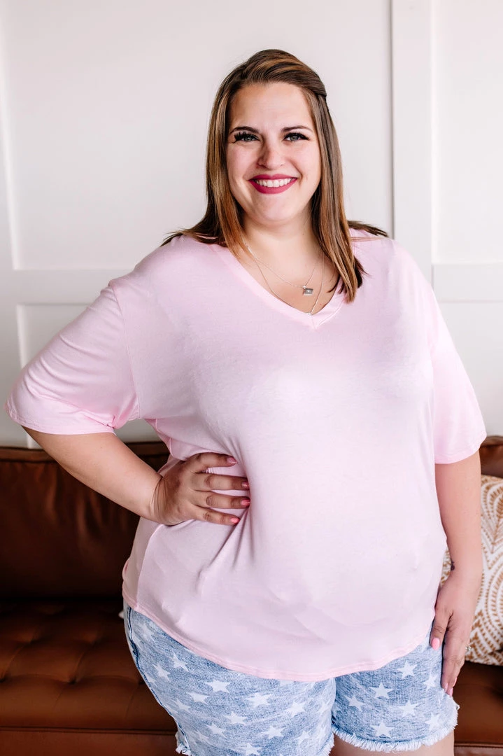 No Ship Drop Ship One For The Tee In Baby Pink 5 No Ship Drop Ship One For The Tee In Baby Pink