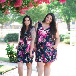 Boutique Simplified New Arrivals Pretty As A Flower Swing Dress