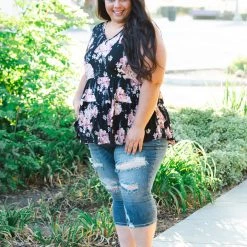 Boutique Simplified Tiered Vintage Floral Babydoll New Arrivals