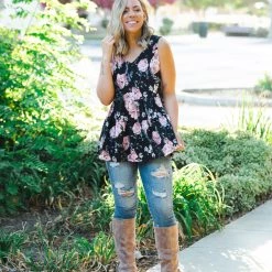 Boutique Simplified Tiered Vintage Floral Babydoll New Arrivals