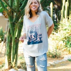 Boutique Simplified Desert Vibes Graphic Tee New Arrivals