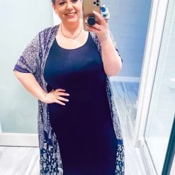 Iris & Rainbow Boutique #M751 Paisley Free Flow Kimono