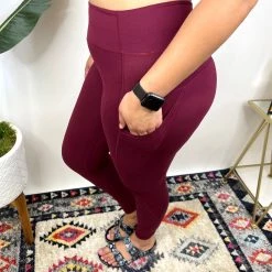 Iris & Rainbow Boutique #C917 Wine And Dine Leggings