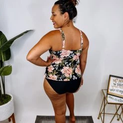 Iris & Rainbow Boutique New Arrivals #M410 Live In Sunshine Swimsuit (Coral)