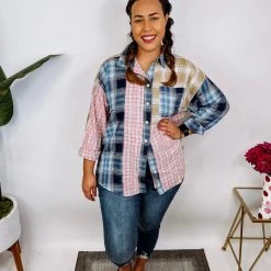 Iris & Rainbow Boutique #N252 Spring Patch Work Top New Arrivals