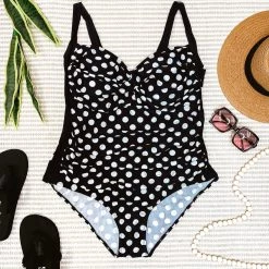 Iris & Rainbow Boutique #C159 Polka Dot Siren Swimsuit