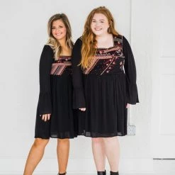 No Ship Drop Ship Made For You Embroidered Dress New Arrivals