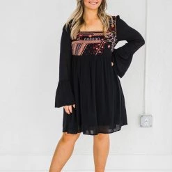 No Ship Drop Ship Made For You Embroidered Dress New Arrivals