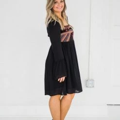 No Ship Drop Ship Made For You Embroidered Dress New Arrivals