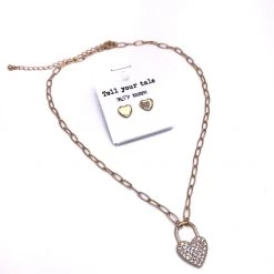 Iris & Rainbow Boutique #L797 Bling Heart Set