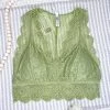Iris & Rainbow Boutique #M388 Hourglass Back Lace Bralette (Sage)