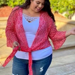 Boutique Simplified New Arrivals Lace Floral Kimono