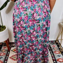 Iris & Rainbow Boutique #N365 Flowers In The Window Maxi Shirt New Arrivals