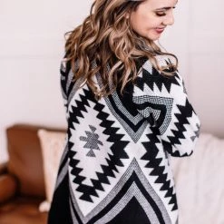 No Ship Drop Ship Lead By Example Aztec Cardigan New Arrivals