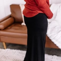 No Ship Drop Ship New Arrivals All Occasions Maxi Skirt In Midnight