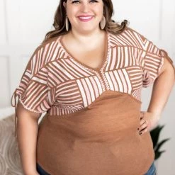 No Ship Drop Ship Keep Me In The Mix Top In Amber Glow