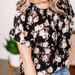 No Ship Drop Ship New Arrivals Remember When Floral Top In Witching Hour