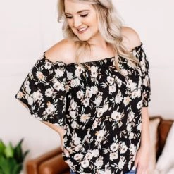 No Ship Drop Ship New Arrivals Remember When Floral Top In Witching Hour