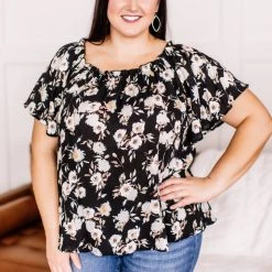 No Ship Drop Ship New Arrivals Remember When Floral Top In Witching Hour