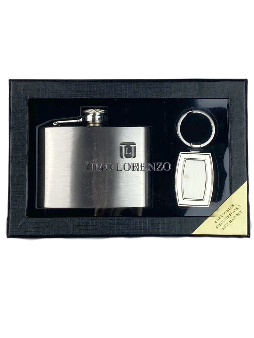Boutique Simplified New Arrivals Flask And Keychain Gift Set 4 Boutique Simplified New Arrivals Flask And Keychain Gift Set