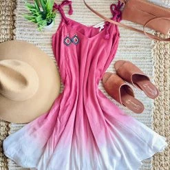 No Ship Drop Ship Watch Us Flounce Dress In Ombre New Arrivals