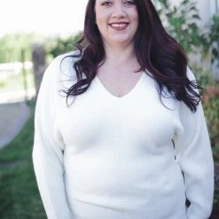 Boutique Simplified New Arrivals Glacier Solid Knit Sweater