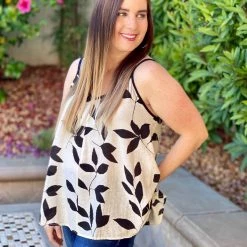 Boutique Simplified Leaf Me Be Tank New Arrivals 14 Boutique Simplified Leaf Me Be Tank New Arrivals