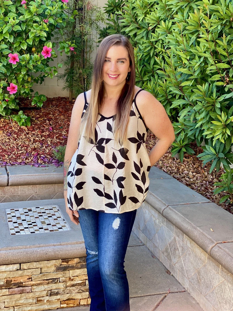 Boutique Simplified Leaf Me Be Tank New Arrivals 5 Boutique Simplified Leaf Me Be Tank New Arrivals