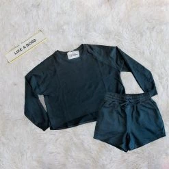 Iris & Rainbow Boutique New Arrivals #K257 Glory Days Lounge Set (Black) 9 Iris & Rainbow Boutique New Arrivals #K257 Glory Days Lounge Set (Black)