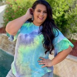 Boutique Simplified Drift Away Tie Dye Bell Sleeve Top 15 Boutique Simplified Drift Away Tie Dye Bell Sleeve Top