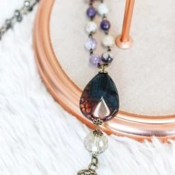 Iris & Rainbow Boutique #H586 Purple Wings Necklace