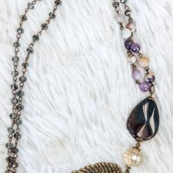 Iris & Rainbow Boutique #H586 Purple Wings Necklace