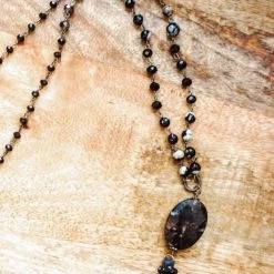 Iris & Rainbow Boutique #H589 Frayed Nights Tassel Necklace